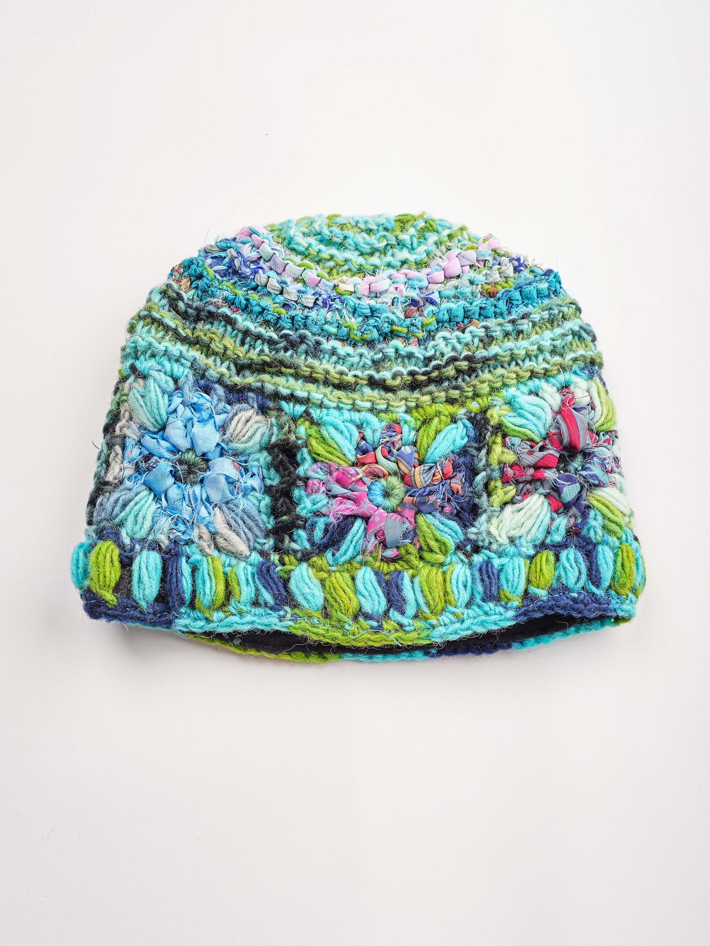 Multicolored Crochet Beanie. CH24