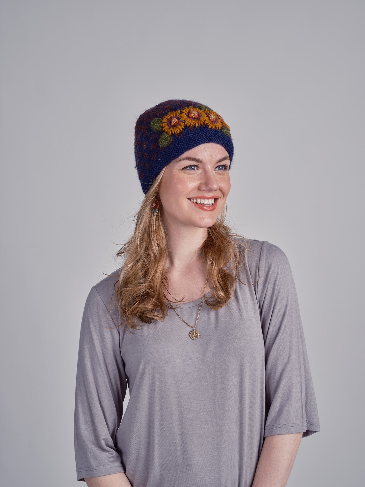 Sunflower Wool Beanie