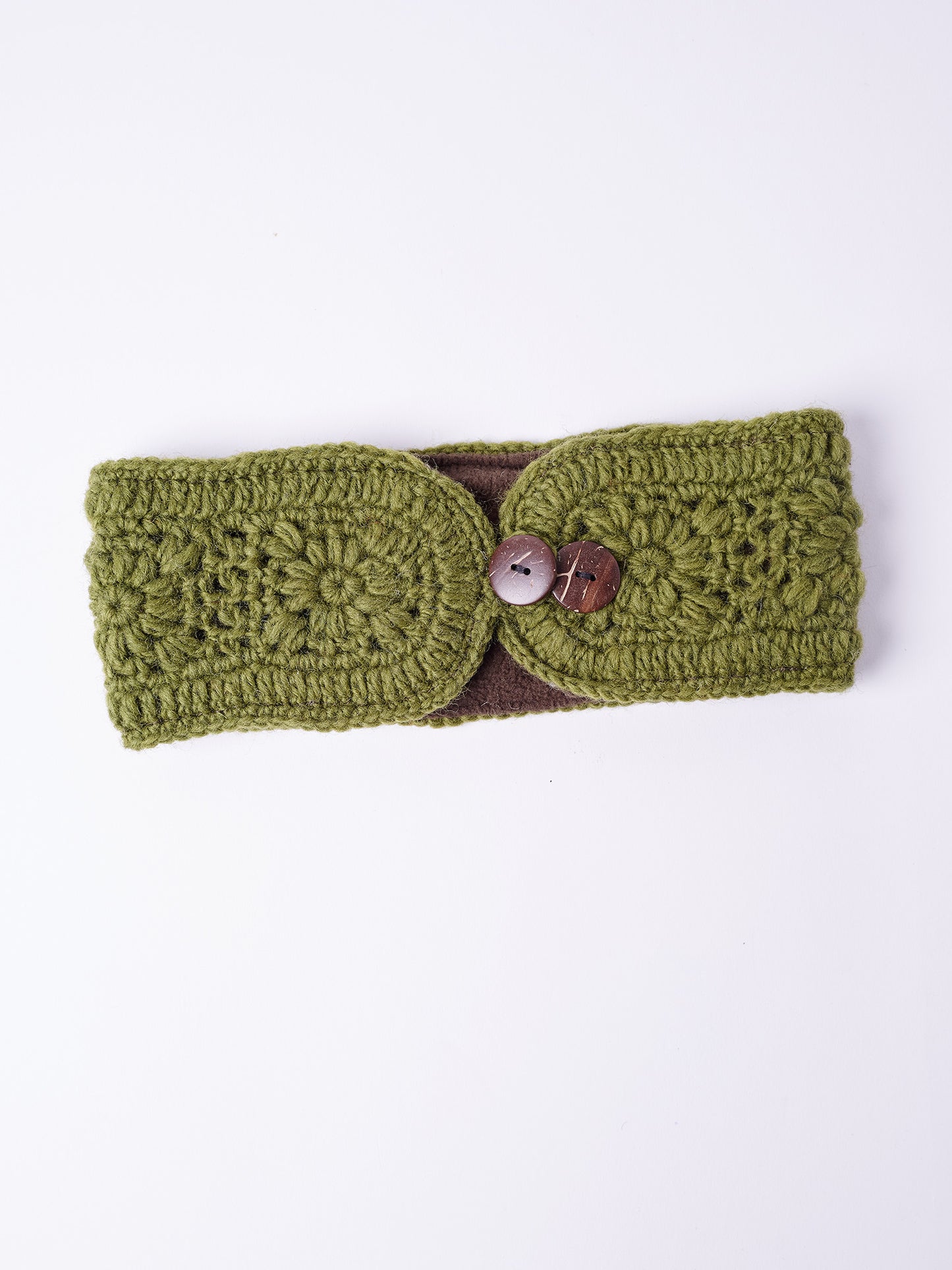 Floral Crochet Headband/ Earwarmer.