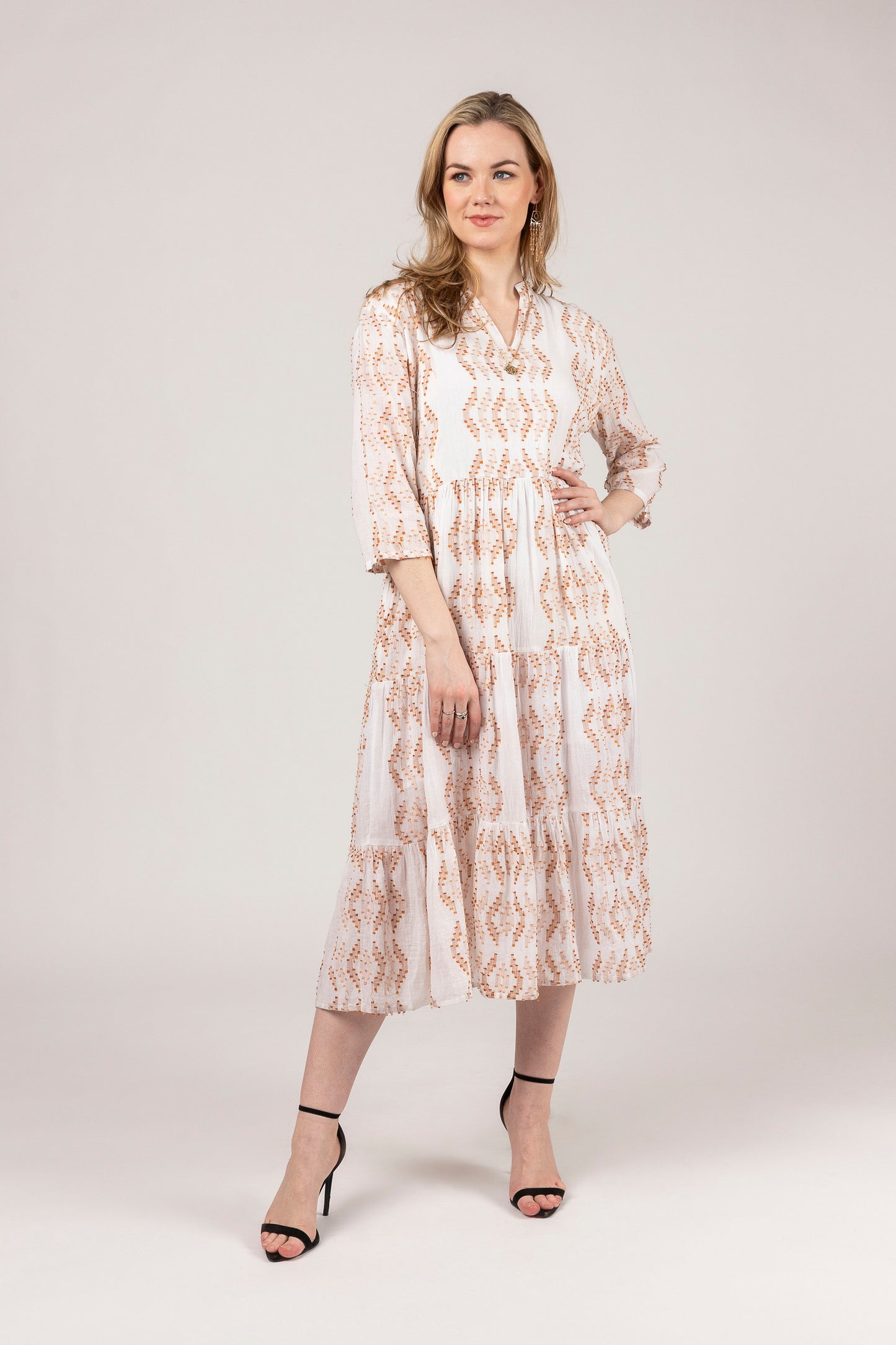 Tiered Spring Maxi Dress.