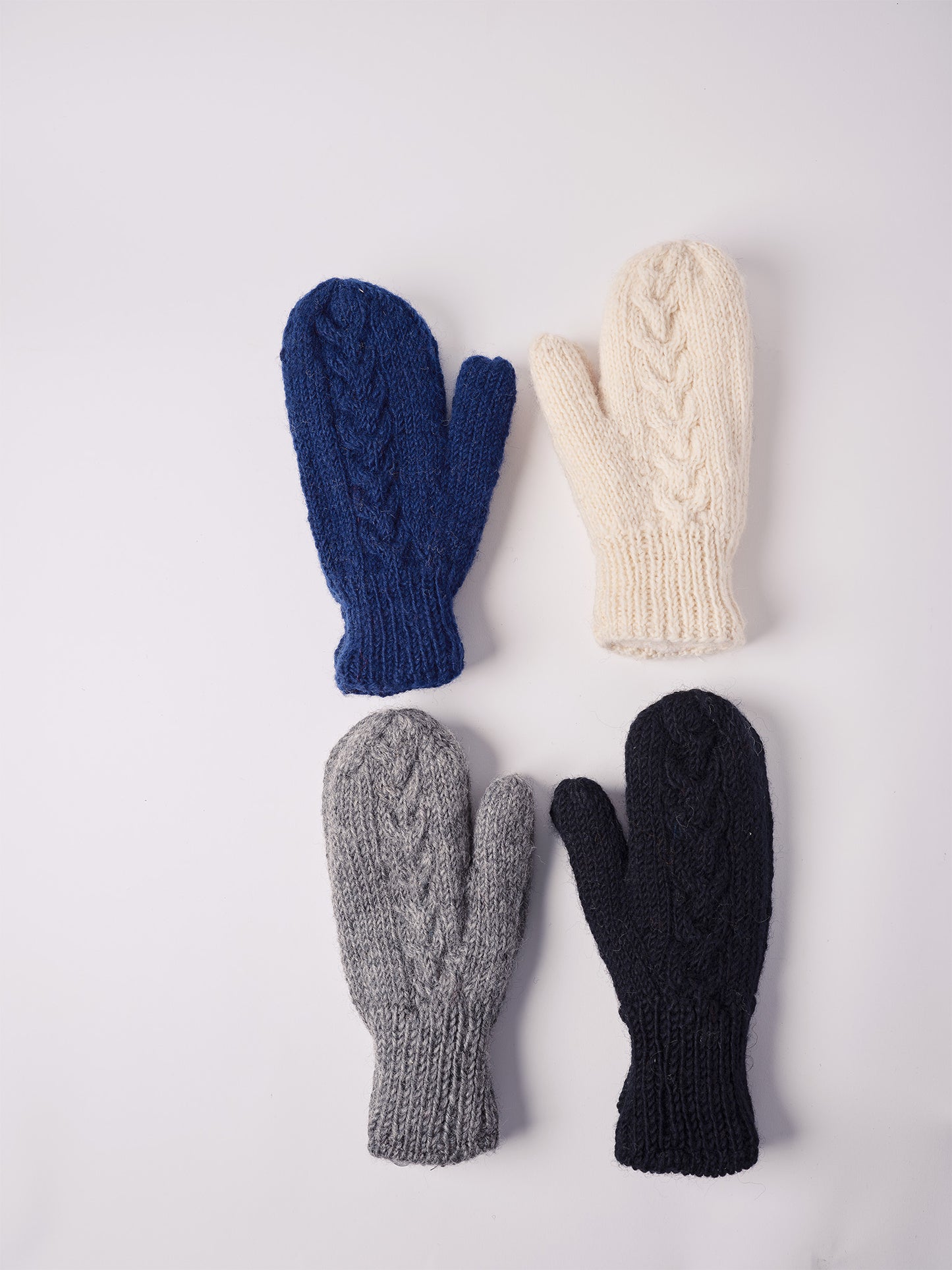 Cable Knit Mittens