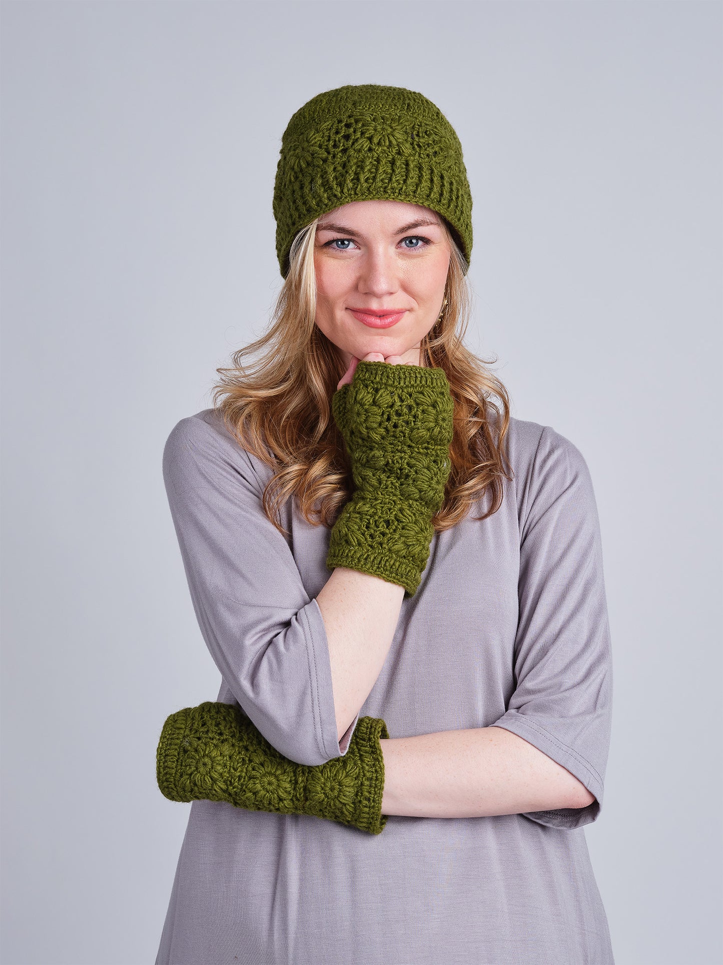 Crochet Fingerless Gloves