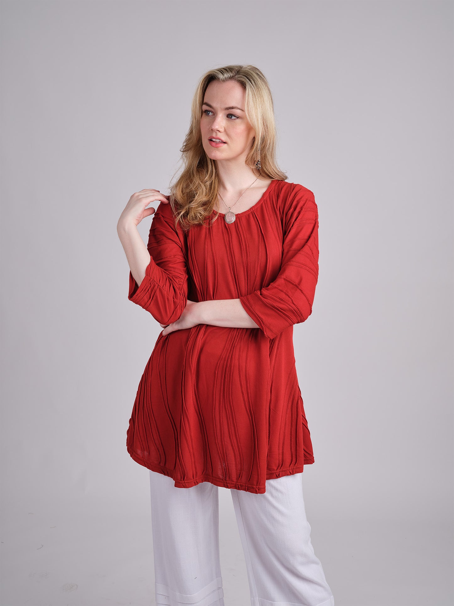 Stitched Long Sleeves Tunic.