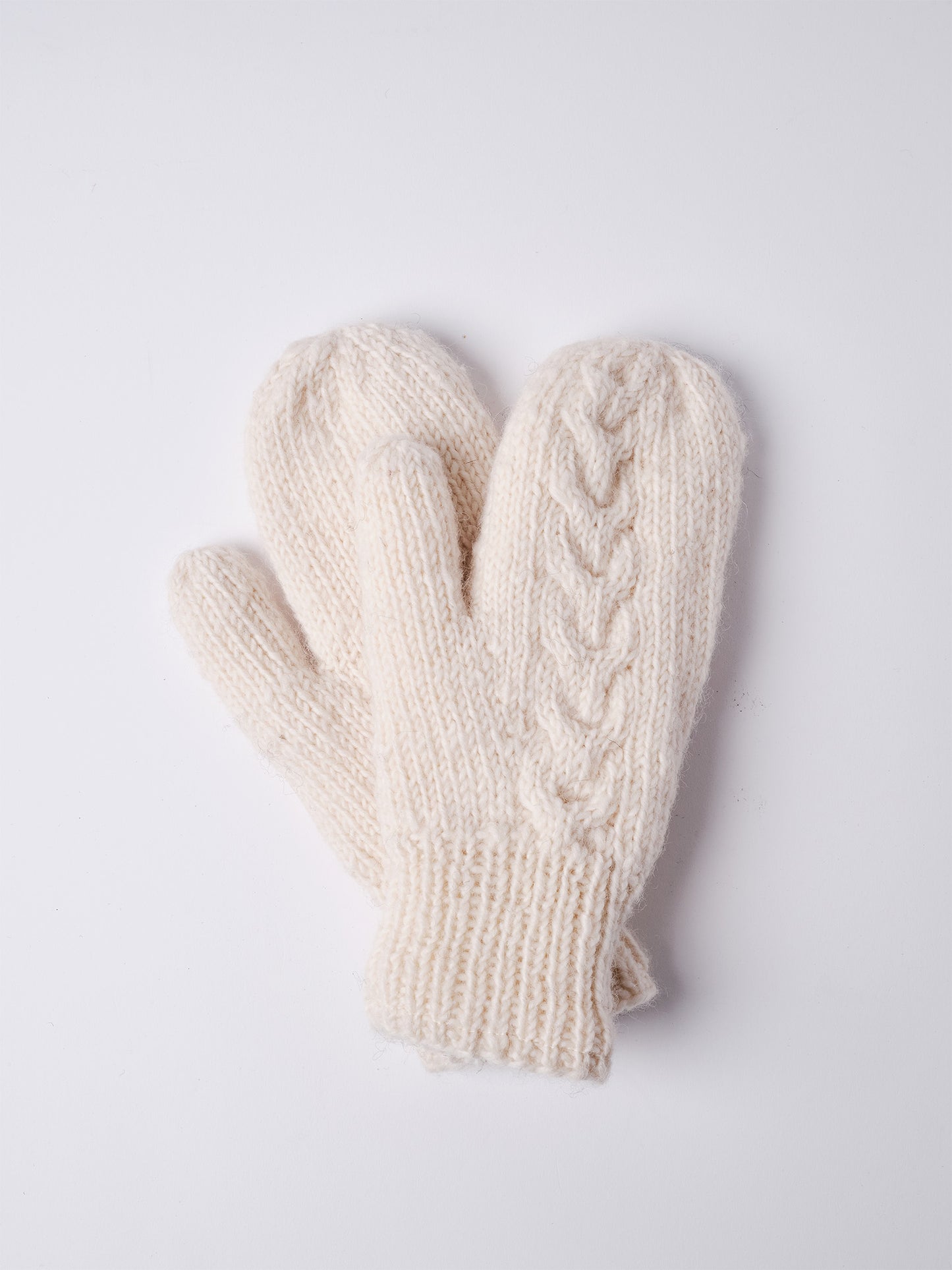 Cable Knit Mittens