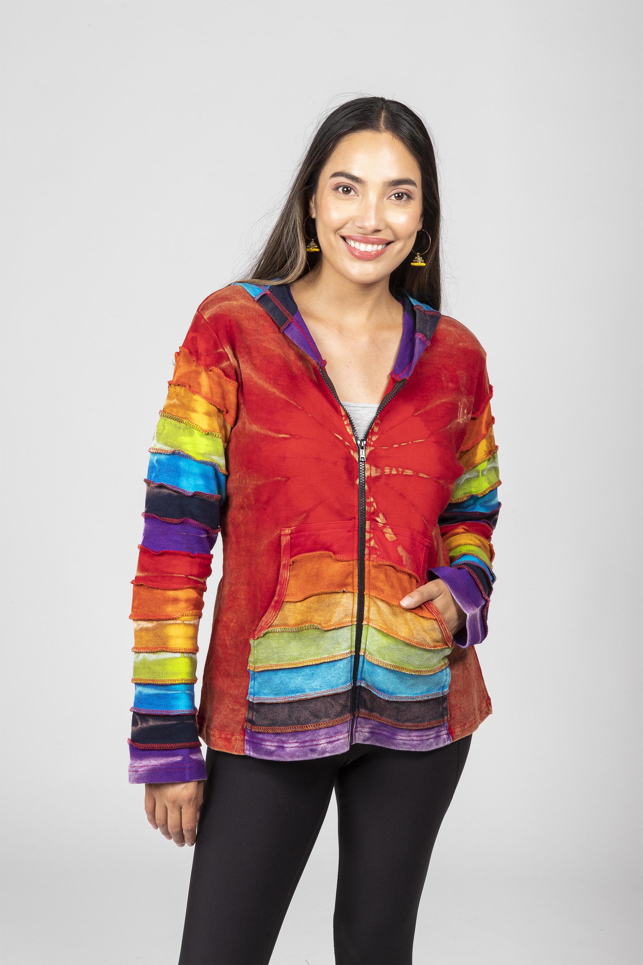 Multi-color Patchwork jacket – Himalayan Artwear