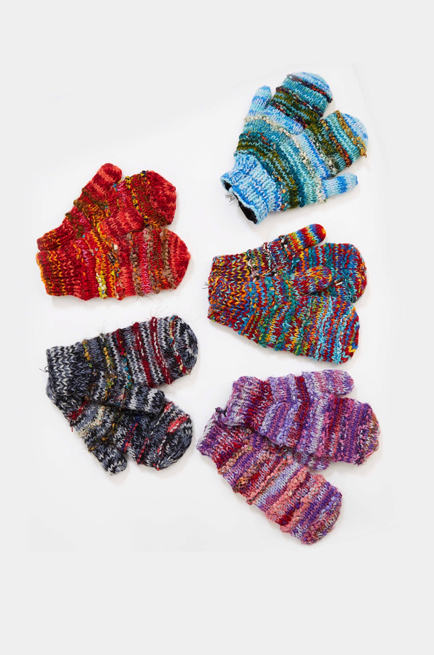 Wool & Silk Mittens