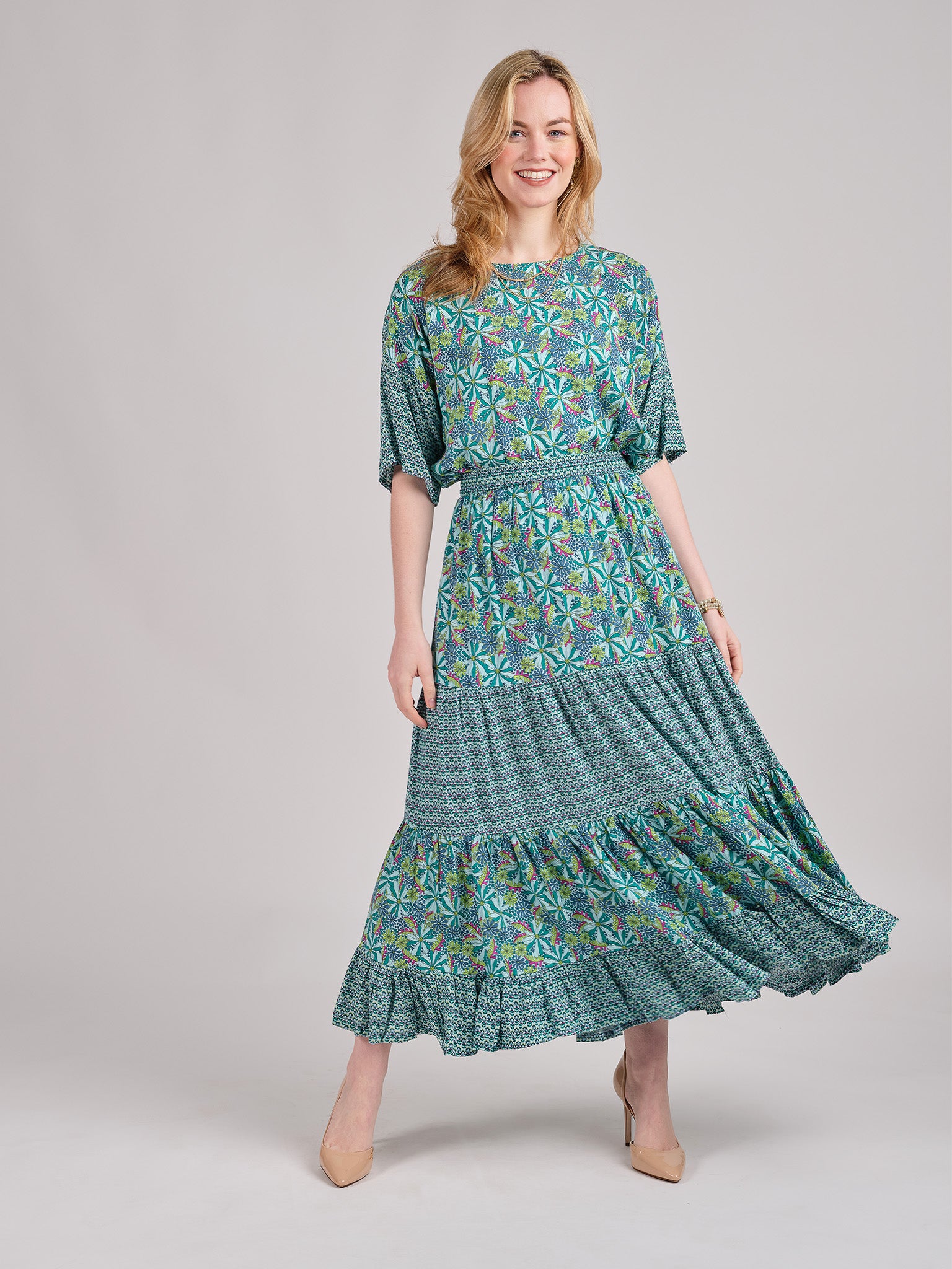 Daisy Print Skirt