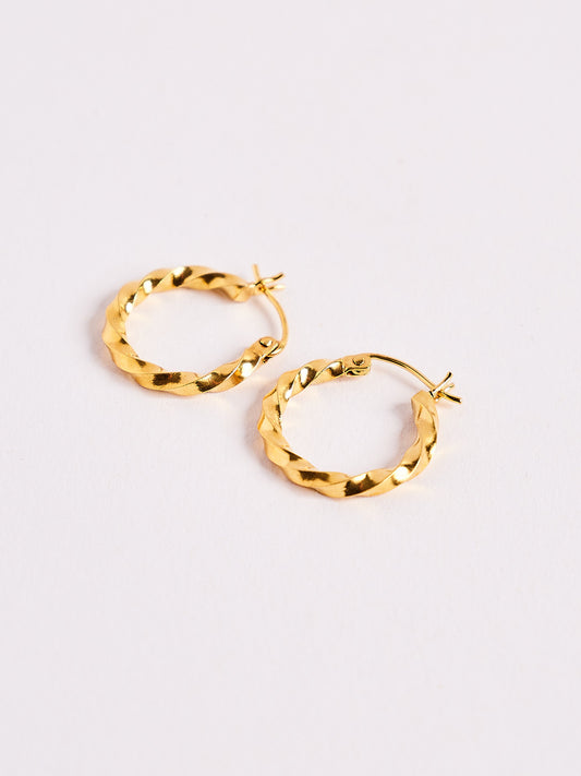 Twist Hoop Earrings