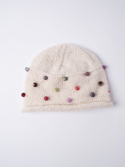 Sugar Dot Beanie Set.