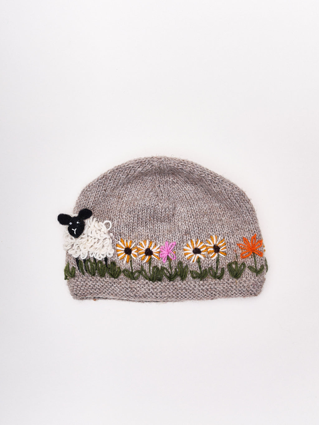 Embroidery Woolly Sheep Beanie Collection. CP90