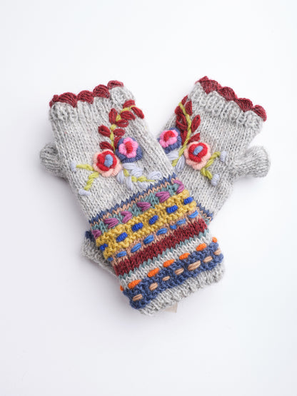 Lama Embroidery Handwarmer