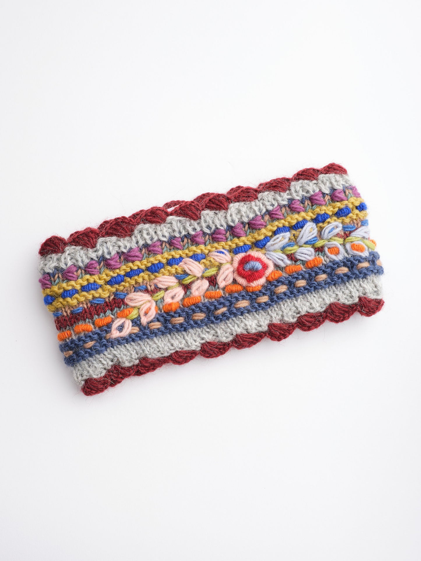 Lama Embroidery Headband.