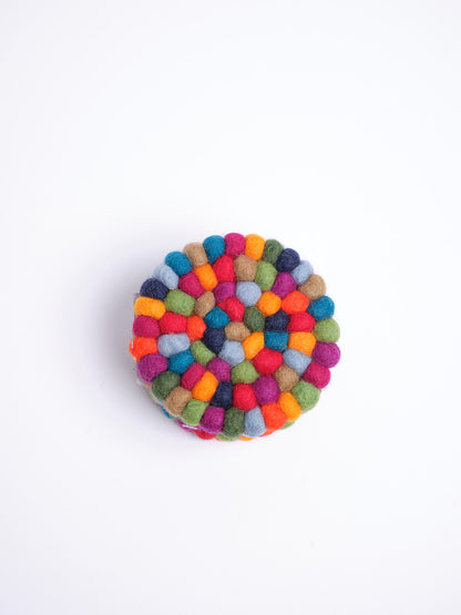 Felted Coaster. 4 in a Pack