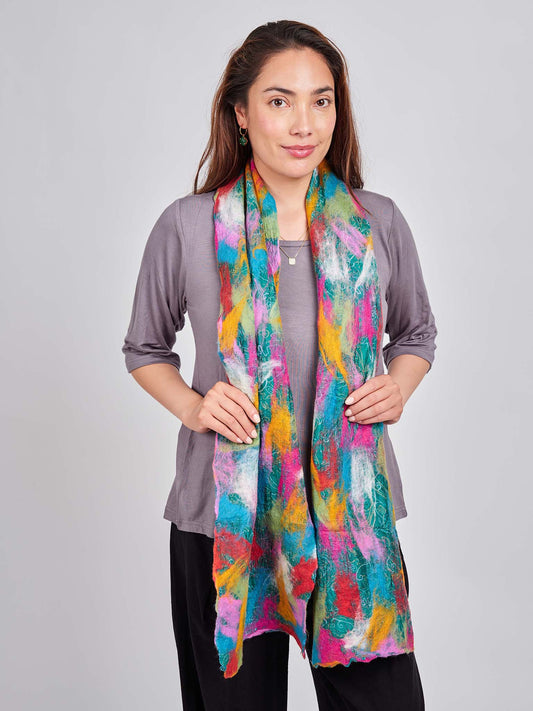 Colorful Wool Scarf