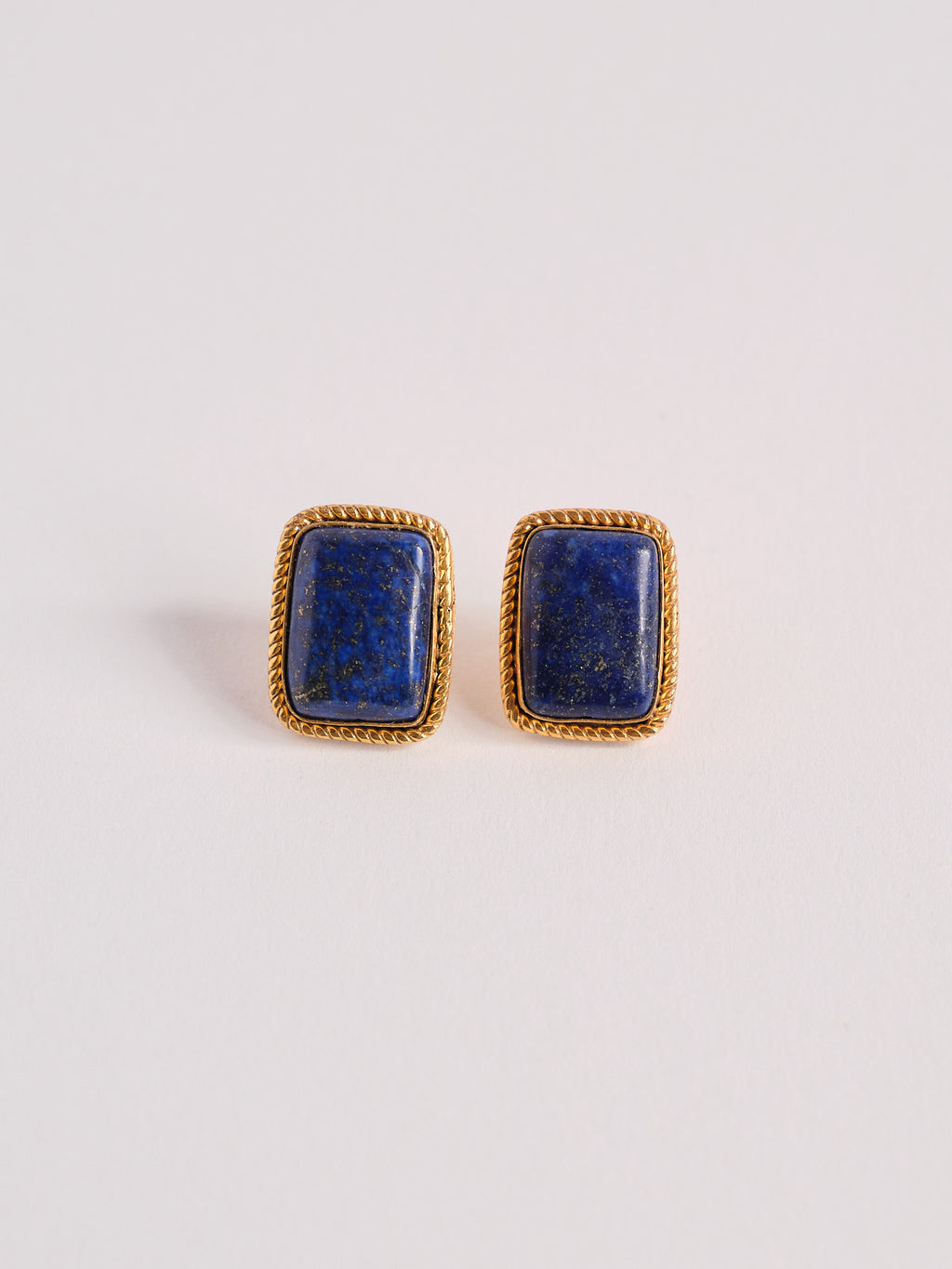 Lapis Stud Earring