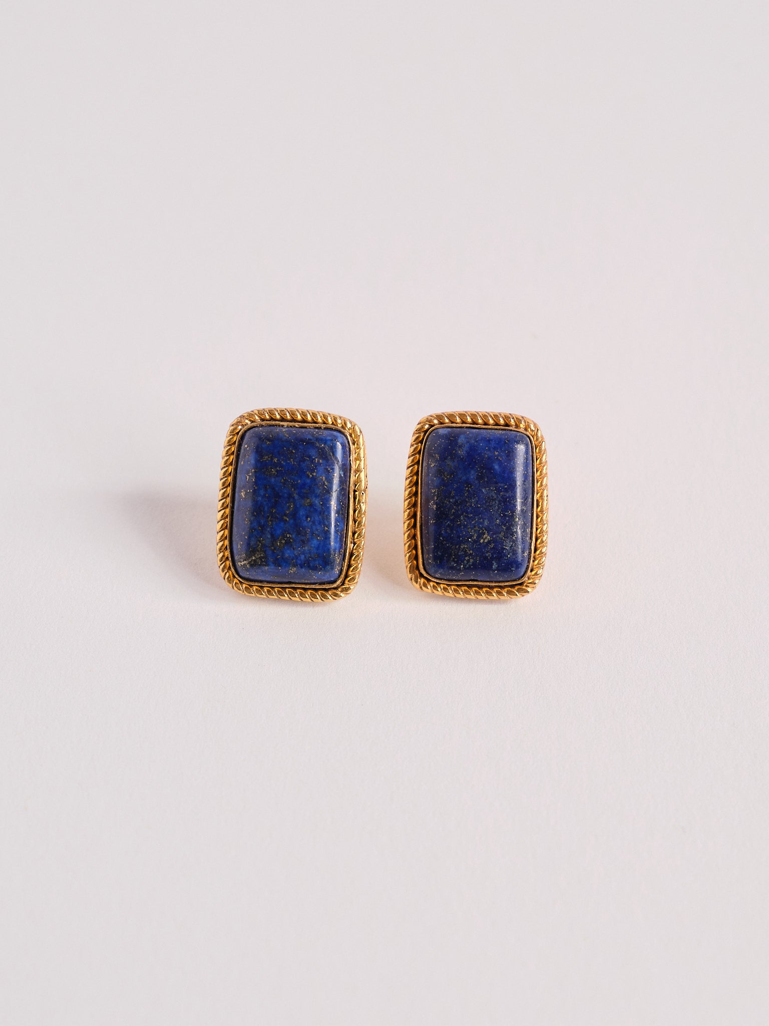 Lapis Stud Earring