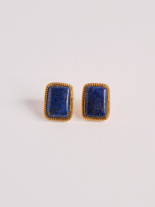 Lapis Stud Earring