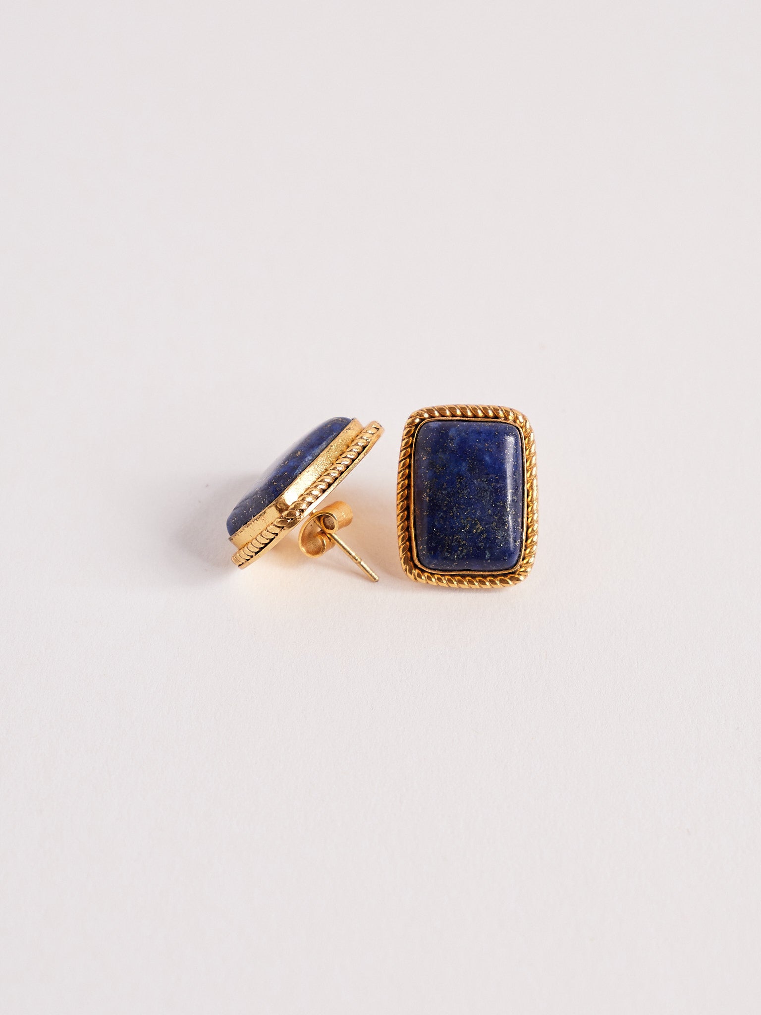 Lapis Stud Earring