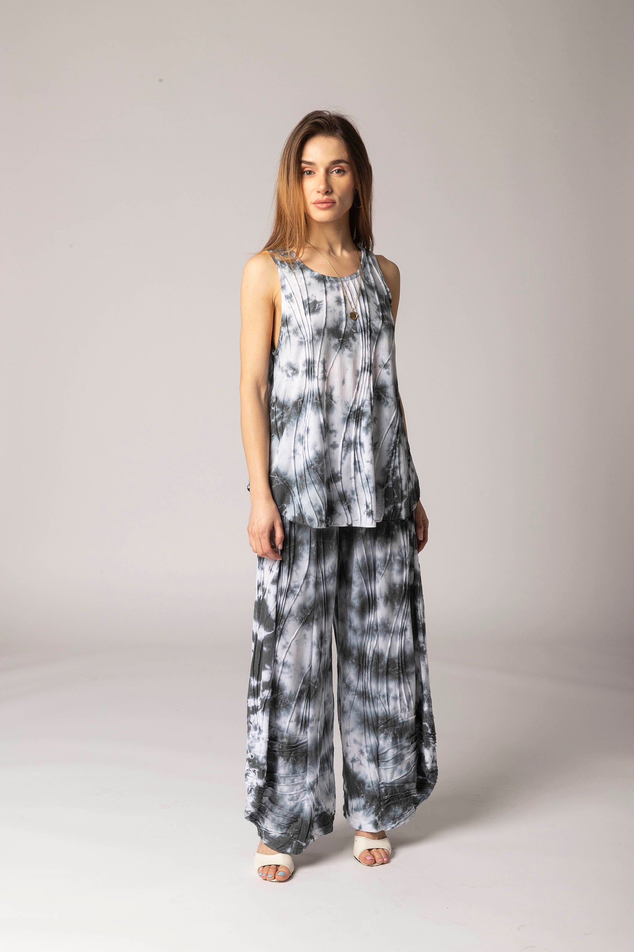 Tie-Dye Stitch Tank Top
