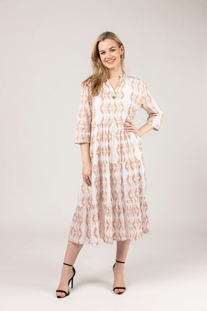 Tiered Spring Maxi Dress.