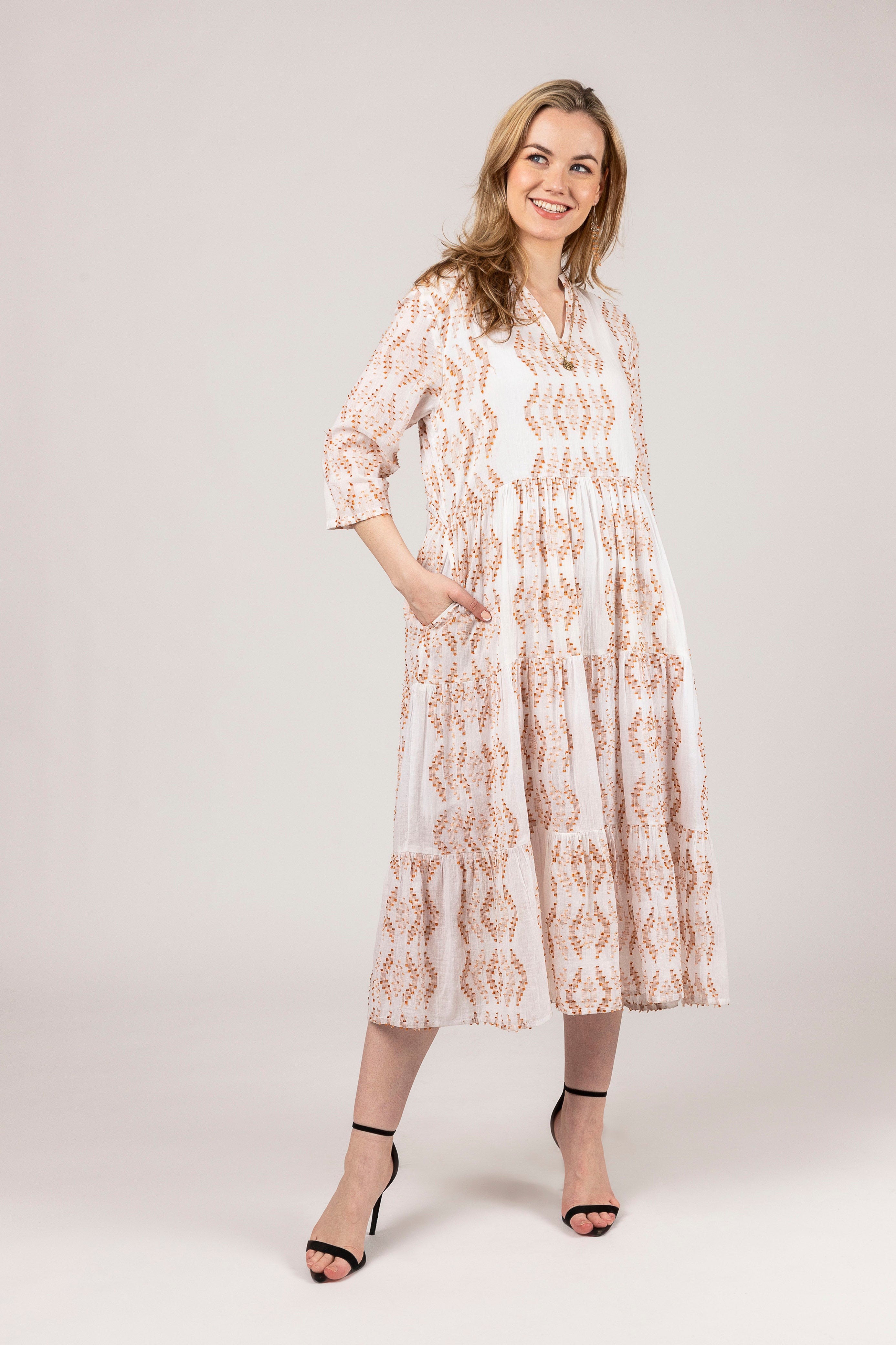 Tiered Spring Maxi Dress.