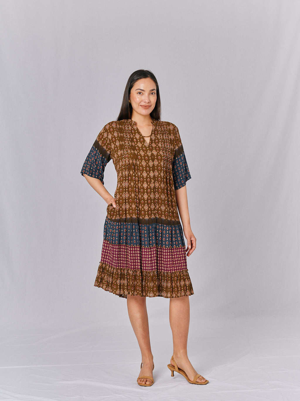 Heritage Print Dress