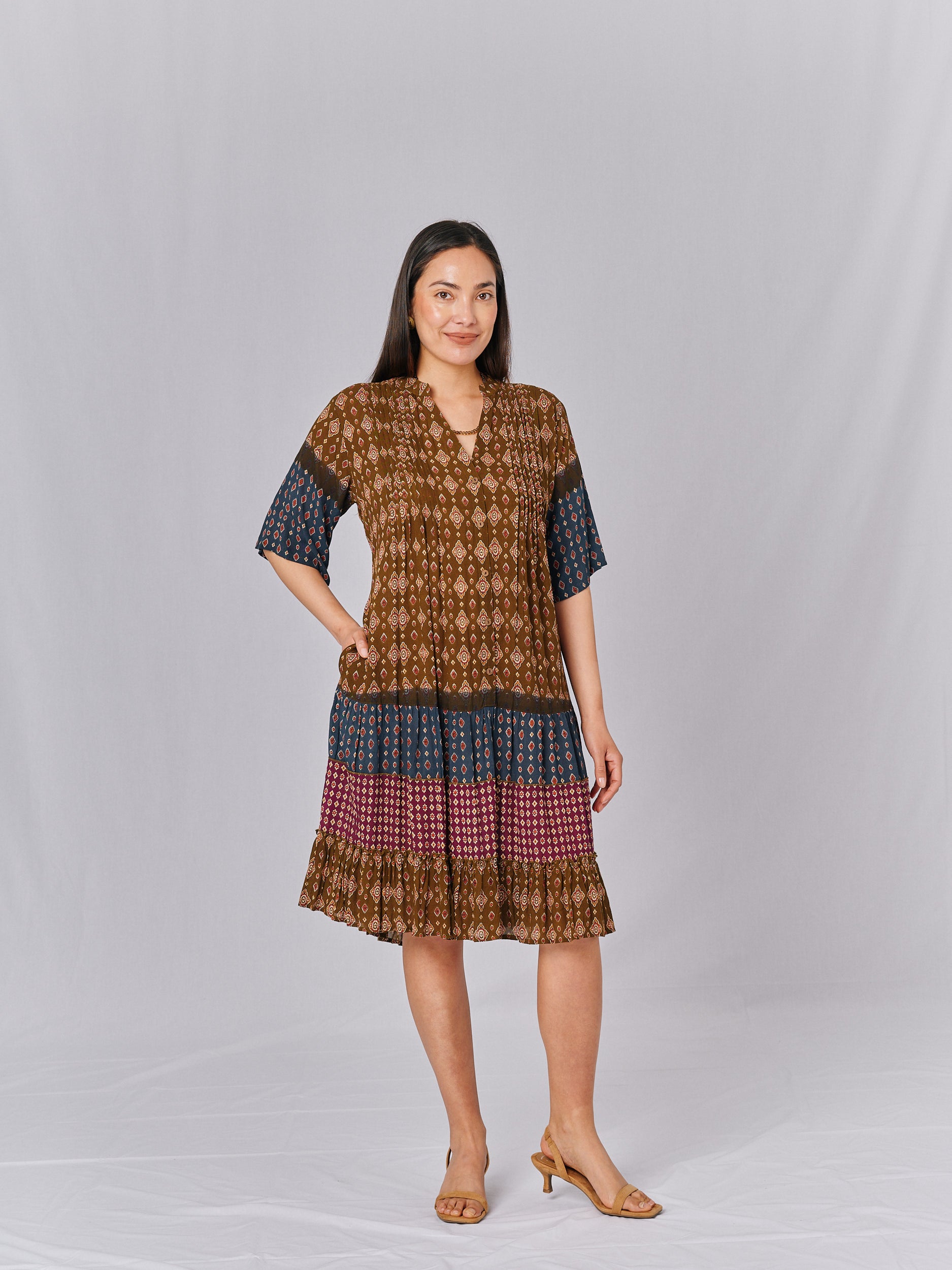 Heritage Print Dress