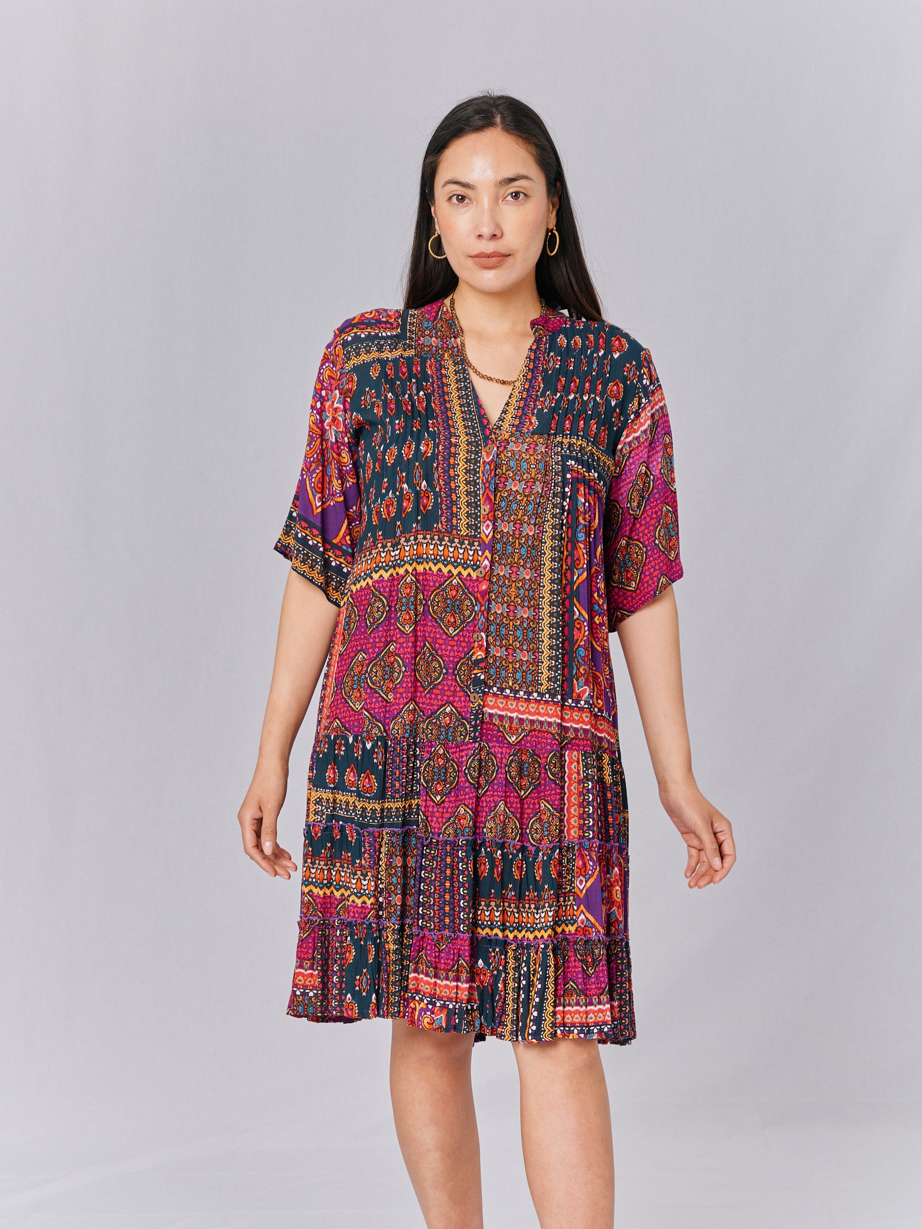 Heritage Print Dress