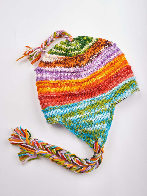 Arctic Adult Earflap Wool Beanie.