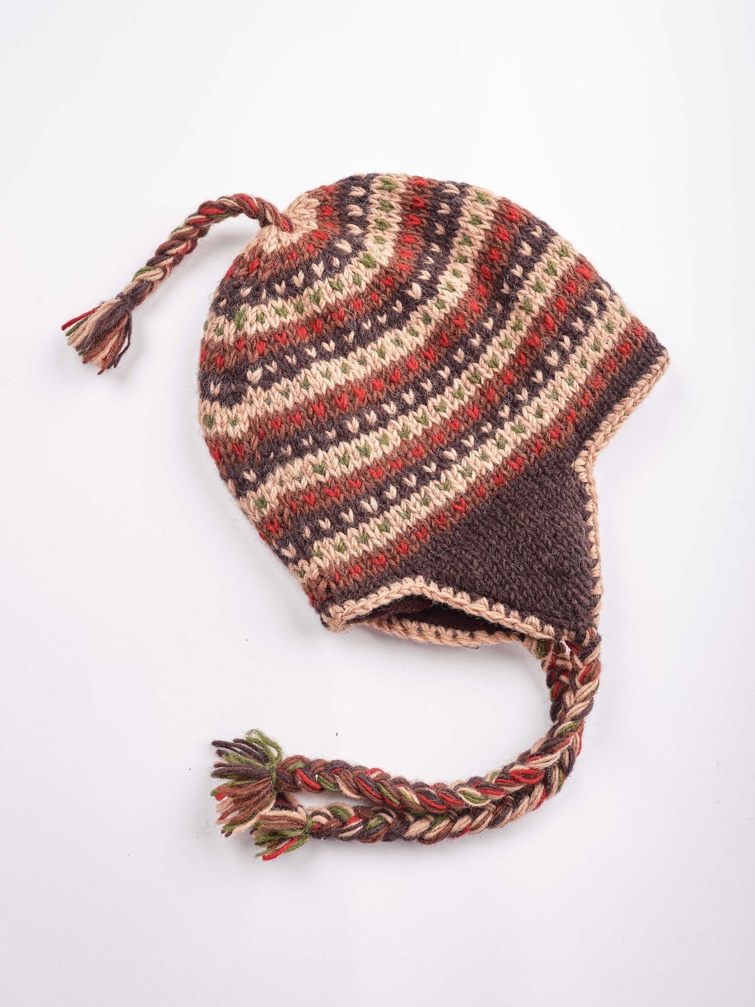 Arctic Adult Earflap Wool Beanie.
