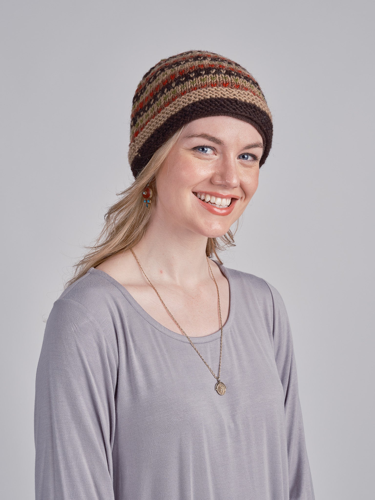 Multi colored Knit Beanie.