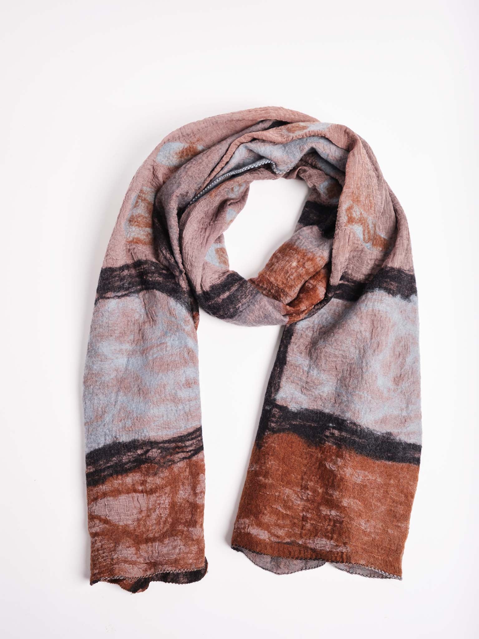 Impressionist Wool Scarf