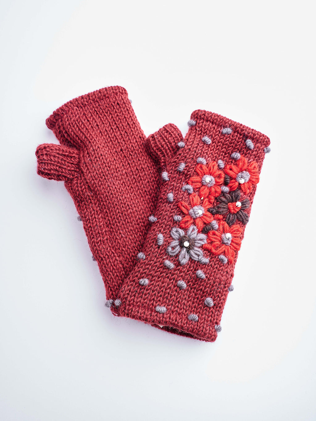 Daisy Fingerless Gloves