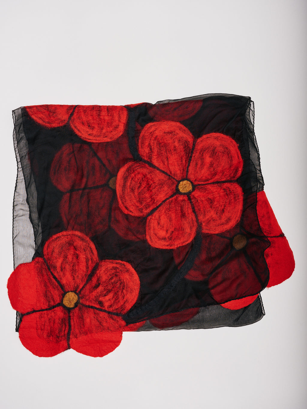Scarlet Felt Scarf. WF08