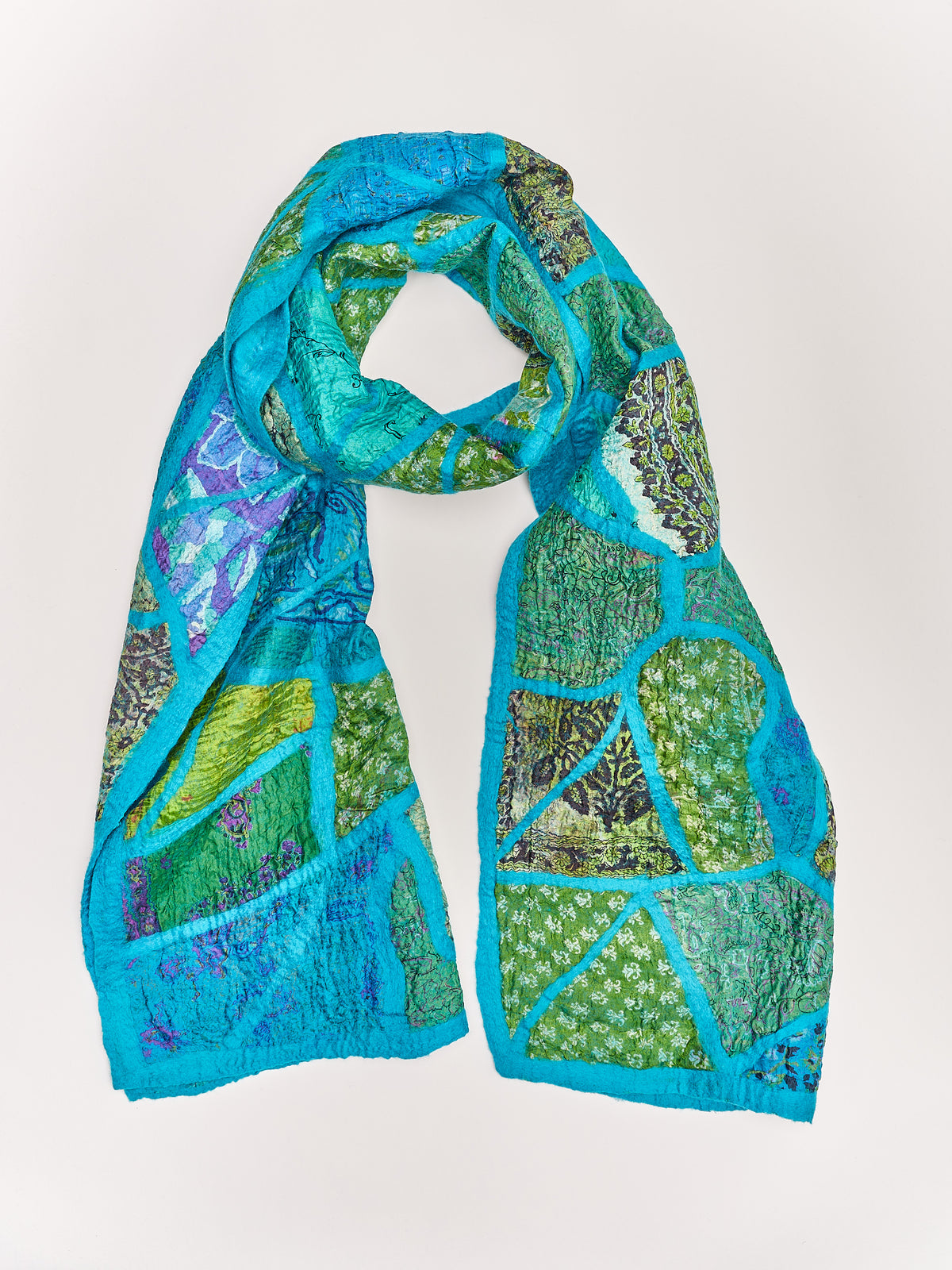 Terra Mosiac Felt Scarf