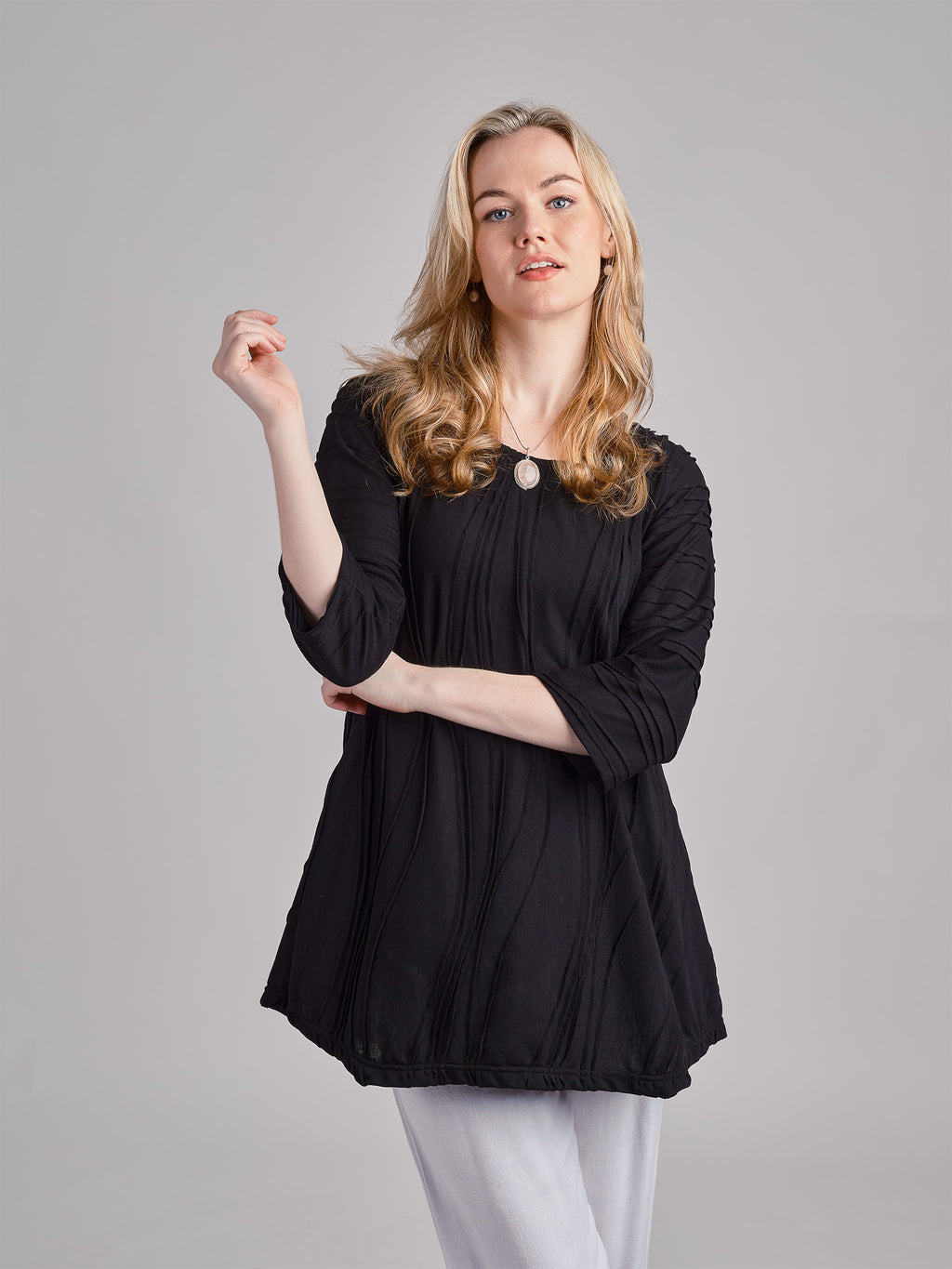 Stitched Long Sleeves Tunic.