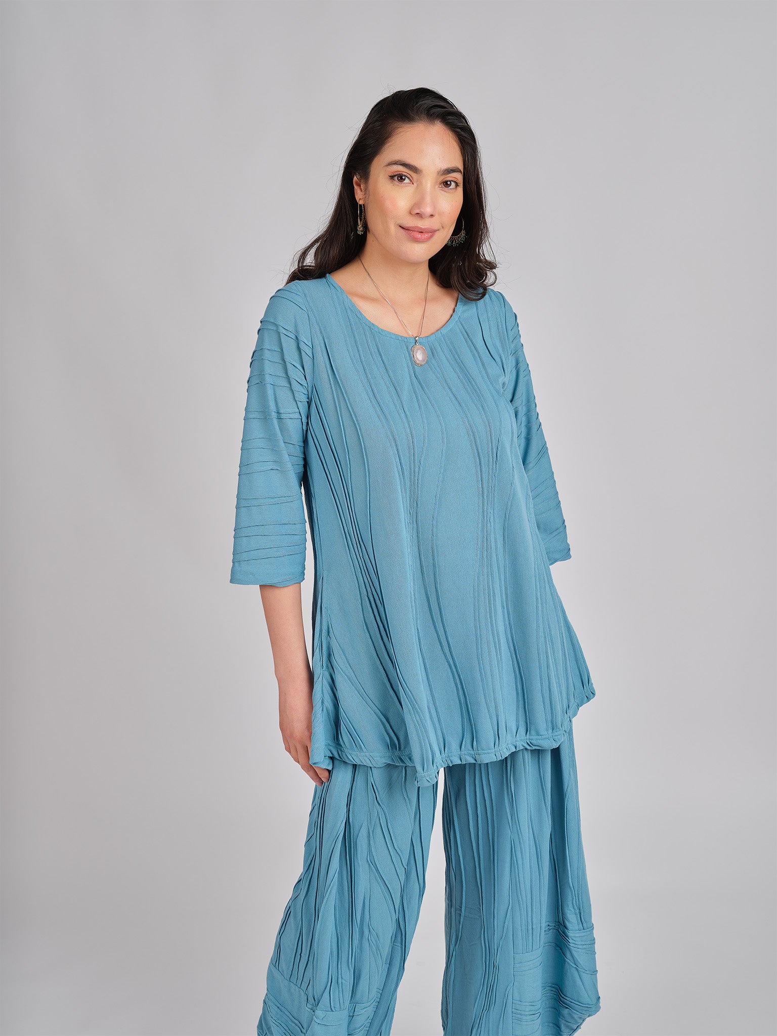 Stitched Long Sleeves Tunic.