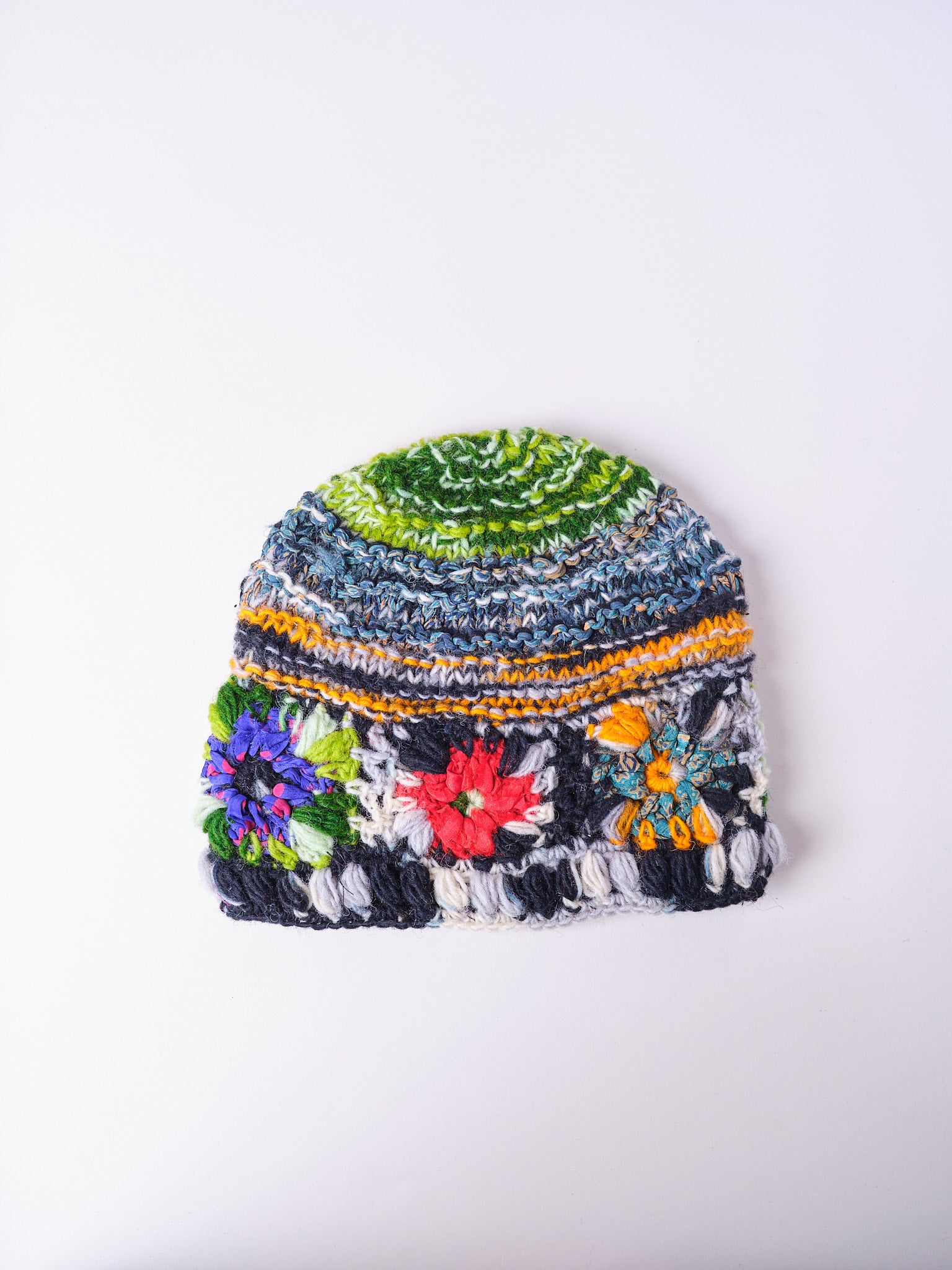 Multicolored Crochet Beanie. CH24