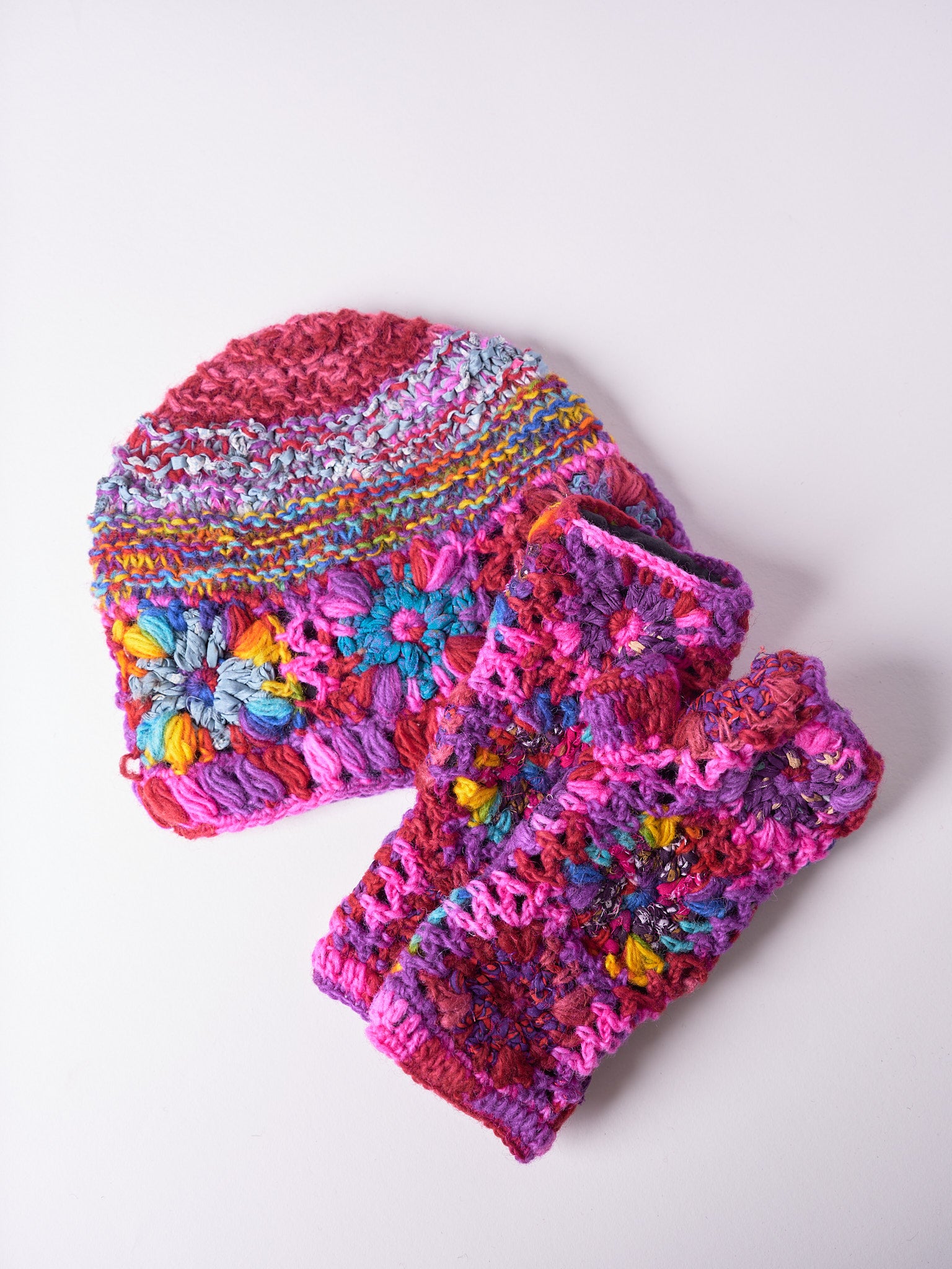 Multicolored Crochet Beanie. CH24