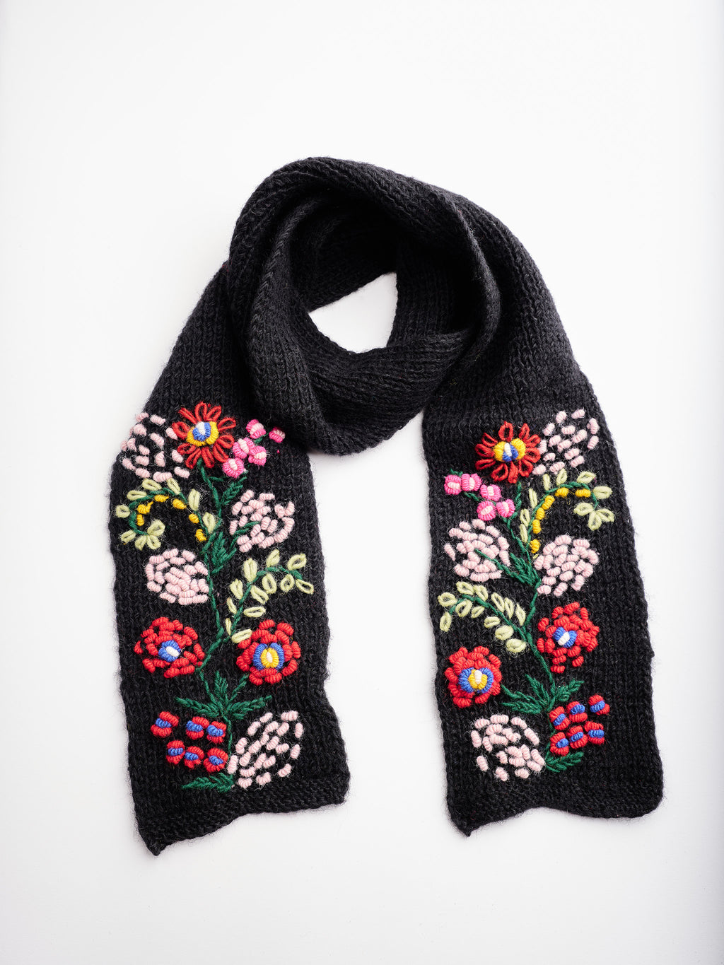 Floral Embroidered Beanie.