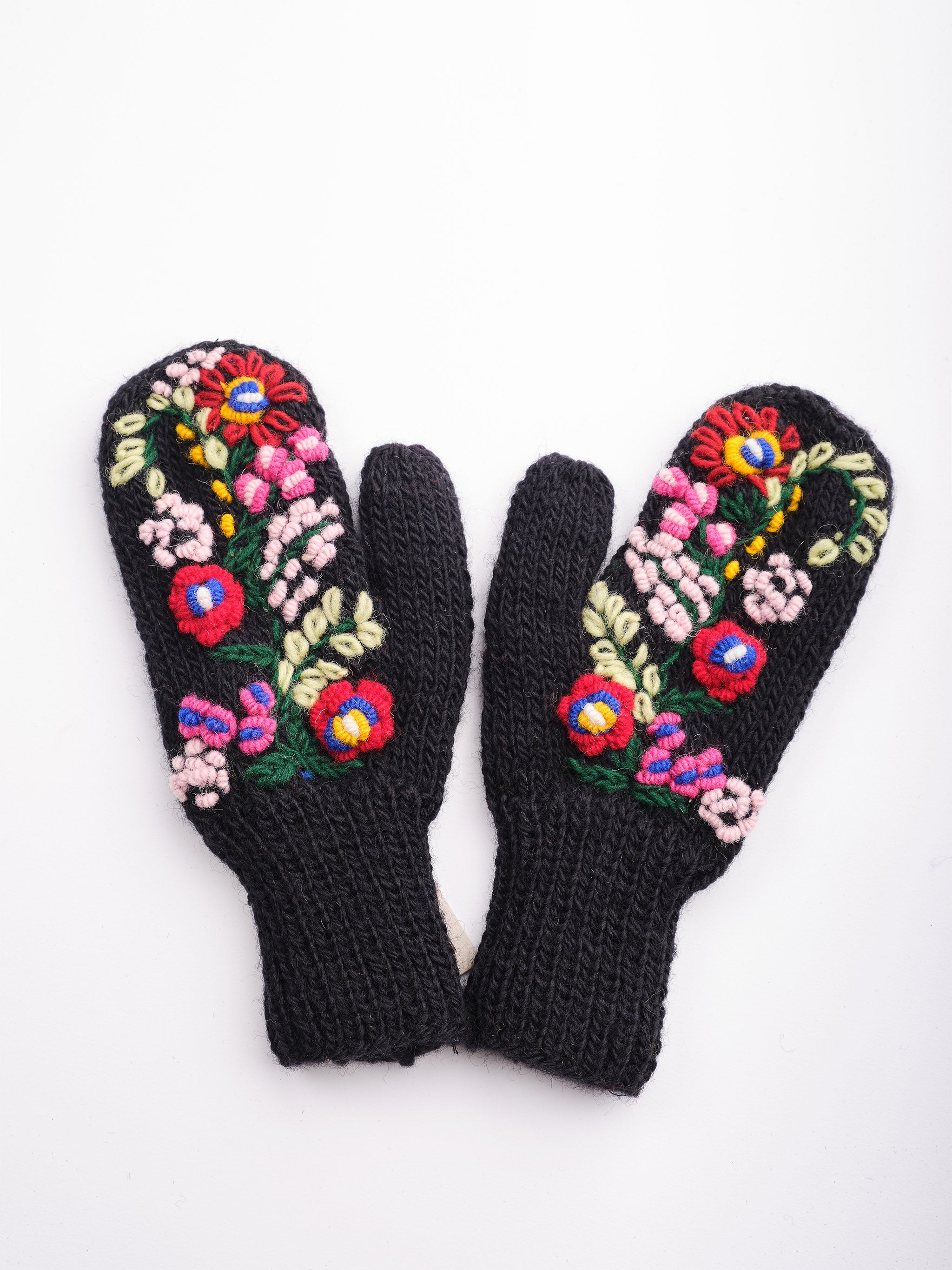 Floral Embroidered Beanie.