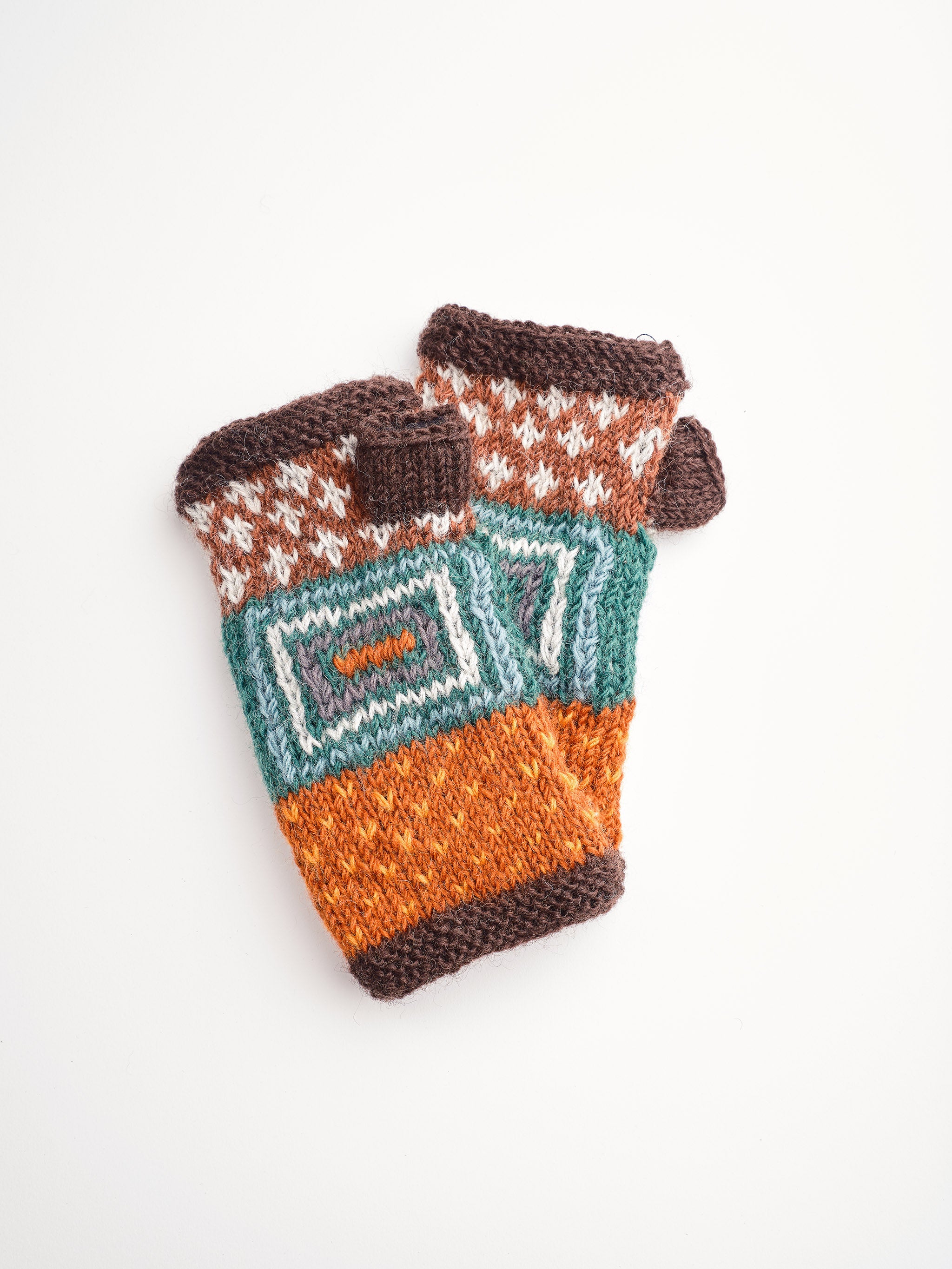Knit Checker Beanie Set.