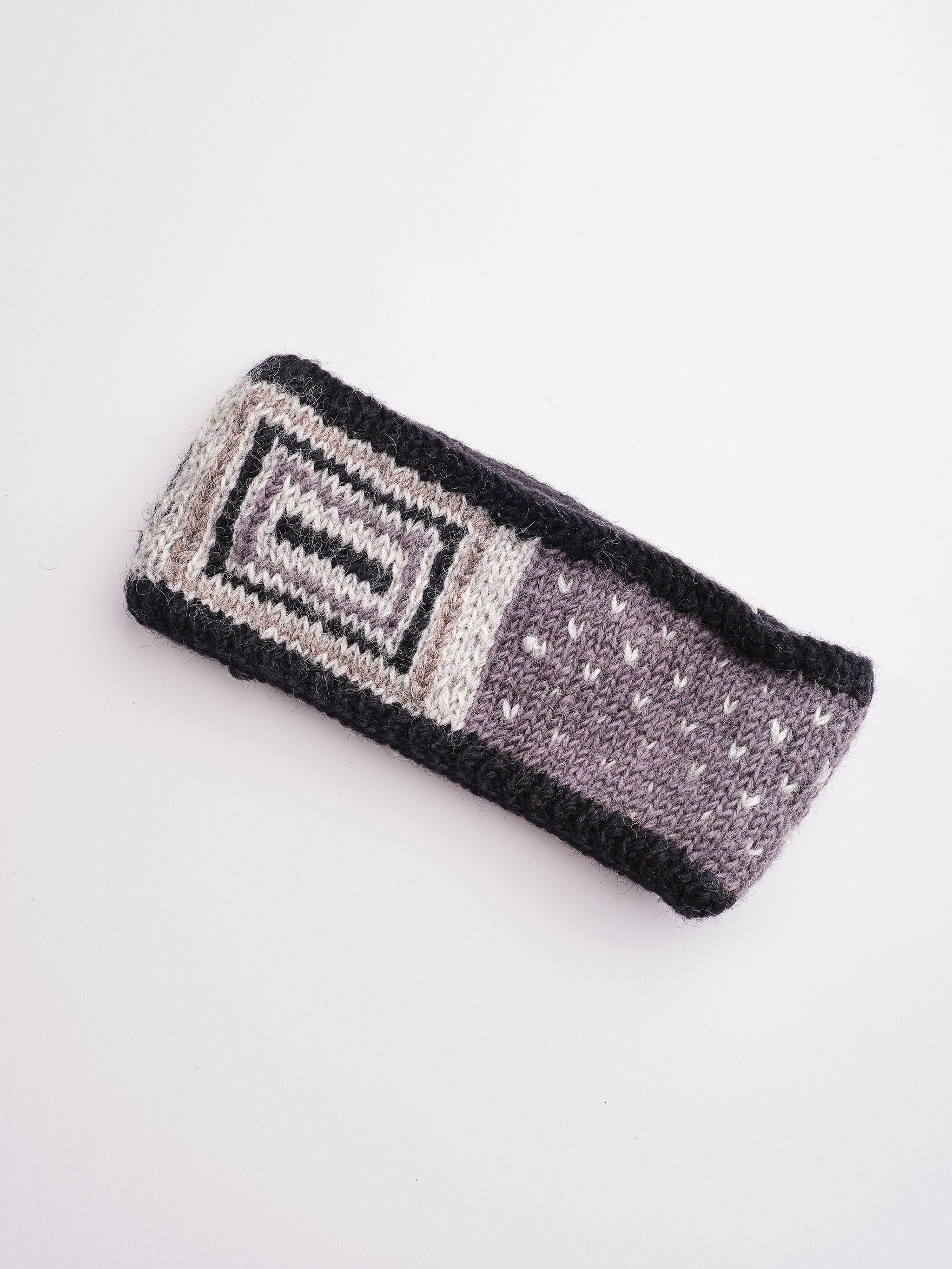 Knit Checker Beanie Set.