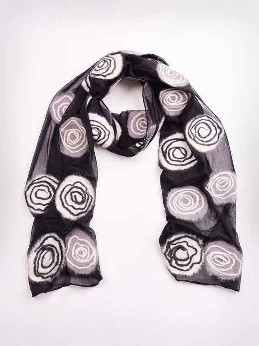 Spiral Wool Scarf