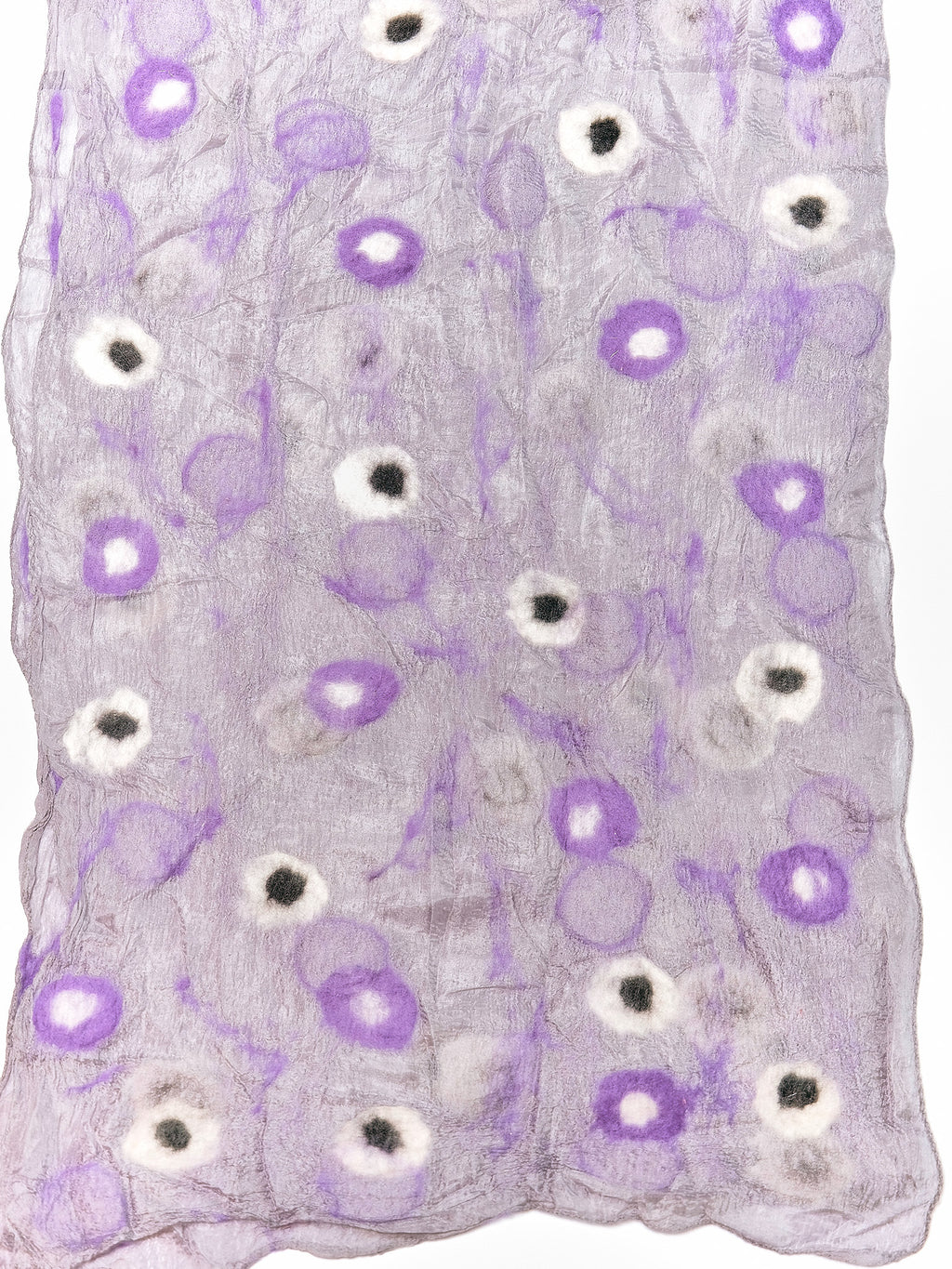 Polka Dot Felt Scarf. SK25