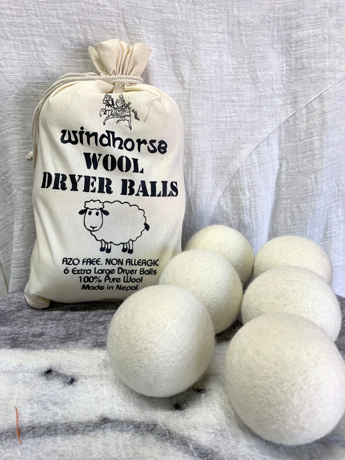Softener Clothes Dryer Balls (Laundry Wool Fabric)