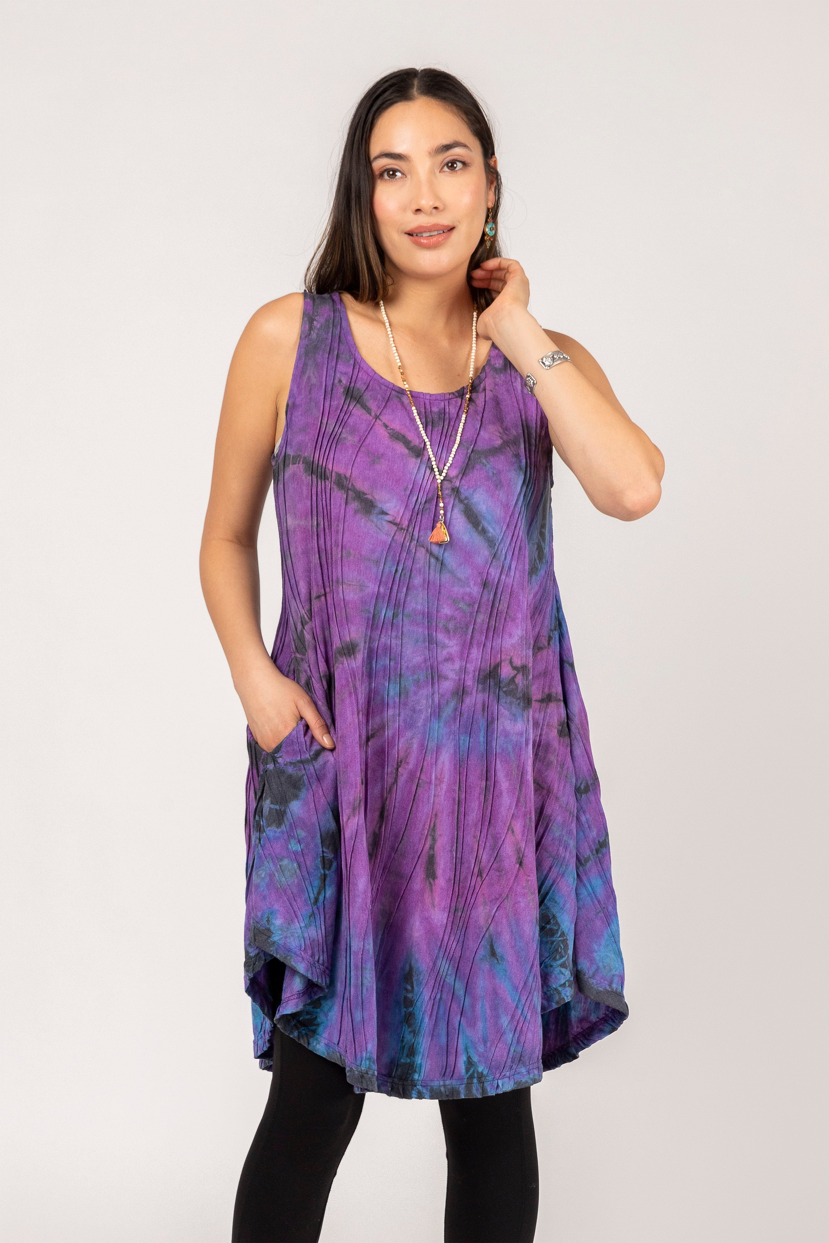 By Windhorse Tie-Dyed Stitch Dress