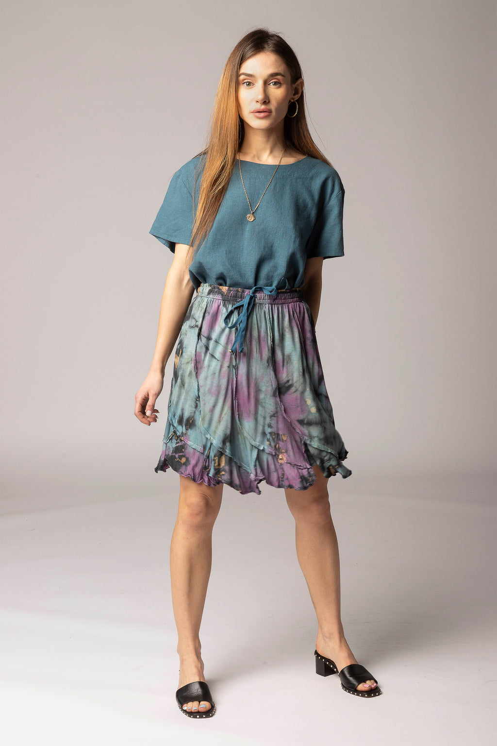Tie-Dye mini Skirt