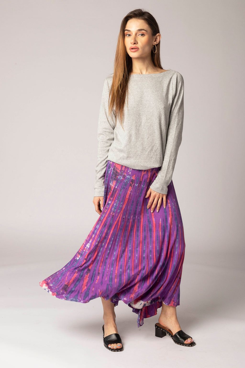Tie-Dye Midsummer Maxi Skirt.