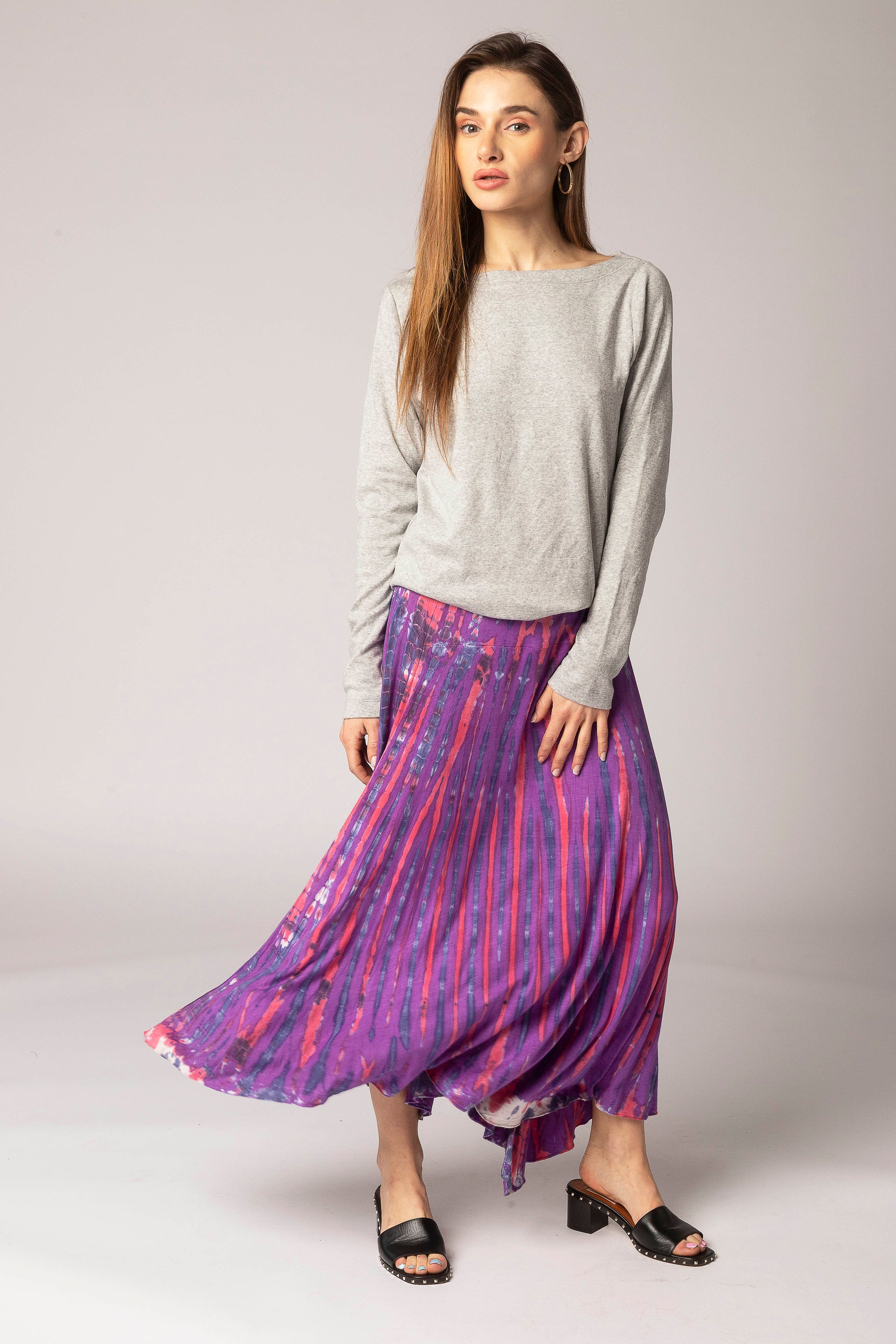 Tie-Dye Midsummer Maxi Skirt.